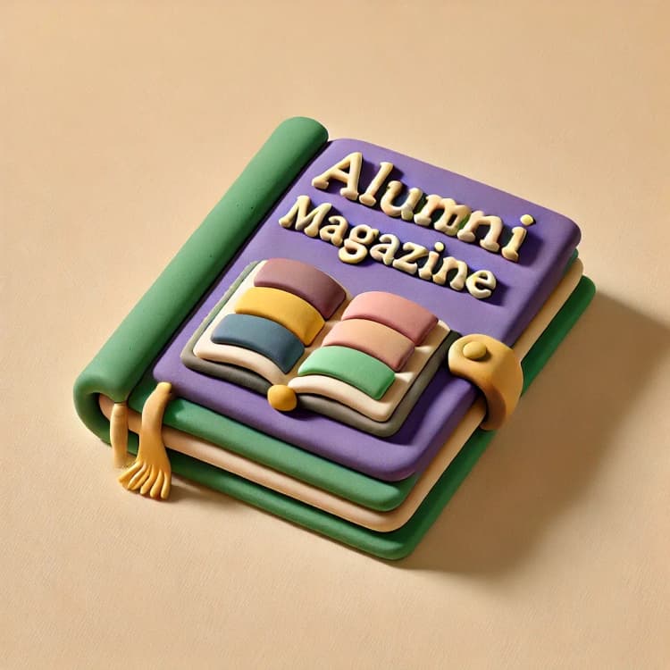 A cake with a book on top of it